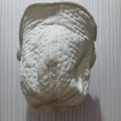アスコット ホワイト ベビー帽子 クッション素材 中古品