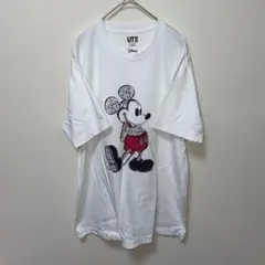 UNIQLO UT ユニクロ　ミッキーマウス　Tシャツ　Lサイズ　綿100%