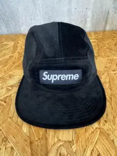 supreme シュプリーム　キャップ　帽子　黒
