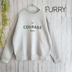 FURRY　トップス　トレーナー　スウェット　フリーサイズ　レディース　メンズ。