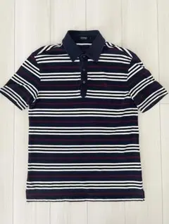 美品✨BURBERRY バーバリー ポロシャツ M メンズ　レディース　ネイビー