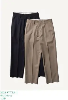 A.PRESSE スラックス カーキTrousers サイズ3