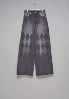 MASU 23aw ブーツカットデニム チェーン MASU 23aw ブーツカットデニム チェーン