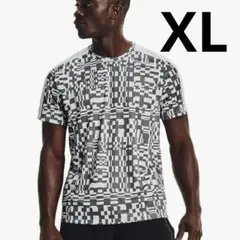【美品】アンダーアーマー　メンズ トレーニングウェア　半袖Tシャツ　XL グレー