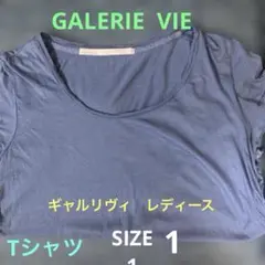 ギャルリーヴィ・トゥモローランド・Tシャツ・レディース(ブルー系)半袖・サイズ1