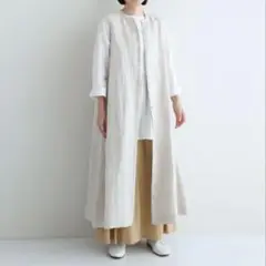 ポプリ企画　pot-pourri エルメノースリ　ワンピース　ナチュラル　ジレ