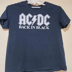 AC/DC バックインブラック ロックT XL 黒