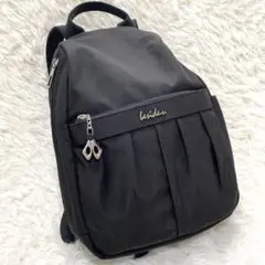 【美品】beside u ビサイユ ミニリユック 超軽量 シルキーブラック