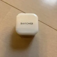 RAVPOWER 電源アダプター 2ピン ホワイト