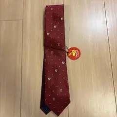 ポケモン　ネクタイ　赤　ピカチュウ　新品タグ付き