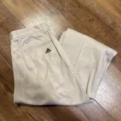 00s adidas 2 tuck beige chino pants w32