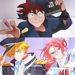 プリンスアニメージュ 忍たま乱太郎 美男高校地球防衛部ハイカラ！ ポスター 付録