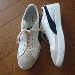 puma basket 90680 ホワイト ブラック 28.0cm