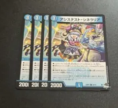 アシステストシネラリア　4枚セット