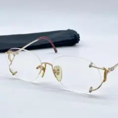 Christian Dior メガネ 2729 リムレス ツーポイント m357