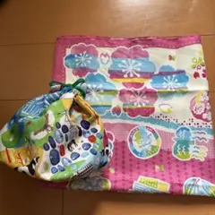 柳月風呂敷＆ハンドメイド巾着袋