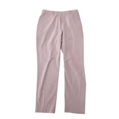 ユニクロ　ストレッチパンツ　くすみピンク　ゴムウエスト（M）