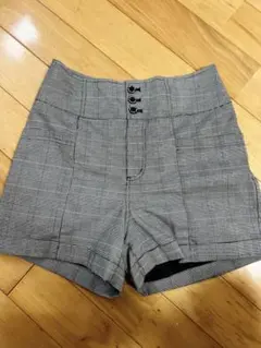 REPIPI チェック柄 半ズボン グレー