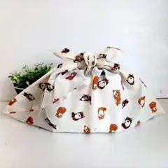 あずま袋◆手拭い◆エコバック◆コンビニバック◆ハンドメイド【柴犬】
