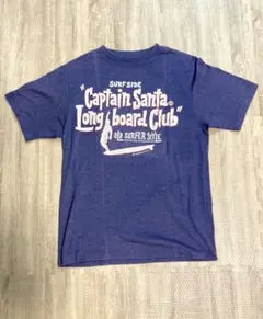 Captain Santa サーフィンTシャツ ネイビー