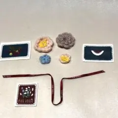 ピンクハウスお花モチーフ・ワッペンセット…