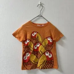 UNIQLOユニクロ　UT　キョロちゃんプリント Tシャツ　110㎝　オレンジ