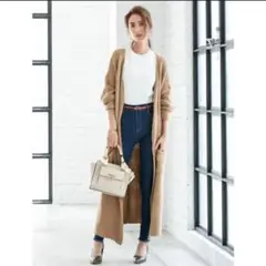 美品❤fifth フィフス ロングニットマキシガウン ニットカーディガン 秋冬