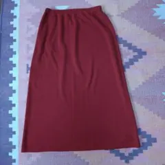 シャルレEK015ロングスカート　レッドM