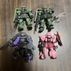 機動戦士ガンダム ザク 4個 セット