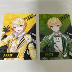 AMPTAK II COLORS AKKIY PRETZ ブロマイドセット