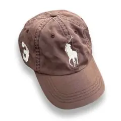 POLO RALPH LAUREN 刺繍ロゴ ビッグポニー キャップ スナップ