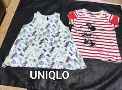 カットソー　Tシャツ2枚 ディズニー ミニーちゃん 90cm