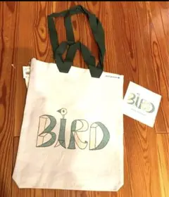 ミナペルホネン BIRD エコバッグ ライトグレー