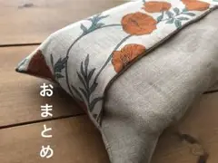 98.リネン　ティッシュカバー　ポピー　a