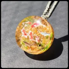 【ハンドメイド】179.池を覗く　チャーム