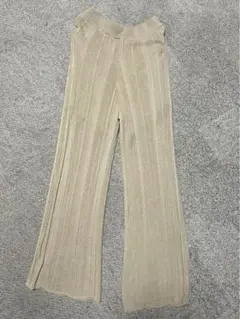 編みニットパンツ