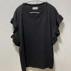 R.P.S フリル付き半袖 ブラック