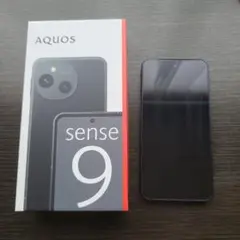 SHARP AQUOS sense9 SH-M29 黒 256GB 領収書付