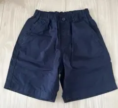 新品　ユニクロ　キッズ　半ズボン　パンツ　ネイビー　サイズ120