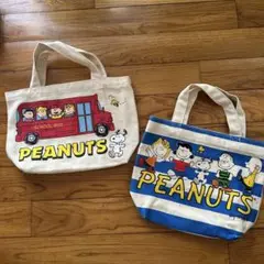 【美品】スヌーピートートバッグ2点セット