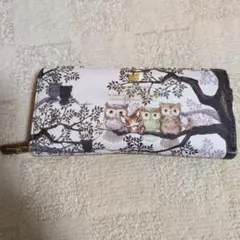 レディース フクロウデザイン長財布