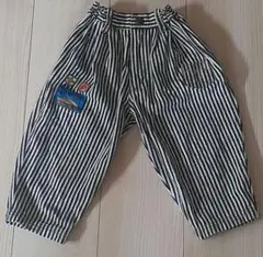 デニム　パンツ 90cm　ワッペン