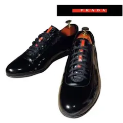 【極美品】PRADA プラダ エナメル スニーカー 4E1714 サイズ7