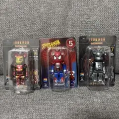 BEARBRICK フィギュアセット アイアンマン スパイダーマン
