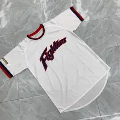 北海道日本ハムファイターズ ユニフォームシャツ 半袖 ホワイト Fサイズ ◯