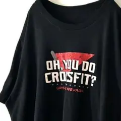 クロスフィット アップステート ネバダ Tシャツ ブラック 黒 古着
