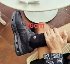 KITH × On Cloudzone "All Black"　26cm