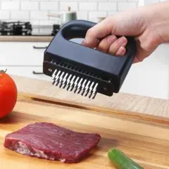 肉筋切り器 肉たたき キッチンツール ミートテンダライザー コンパクト