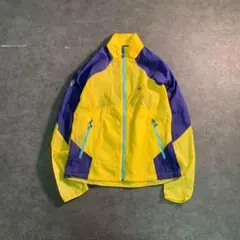 ゆ*こ様 6TLA1配色デザイン　ジップアップ　ナイロンジャケット　古着 use