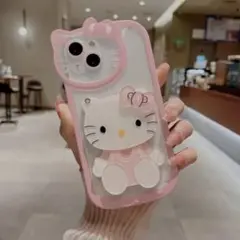 新品未使用ハローキティ iPhone15pro スマホケース　カバー